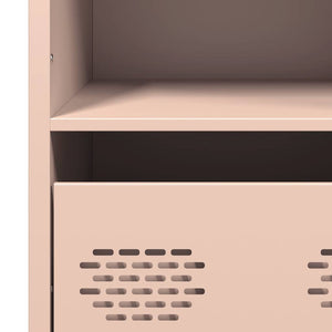 Highboard Rosa Stahl 68x39x103,5 cm