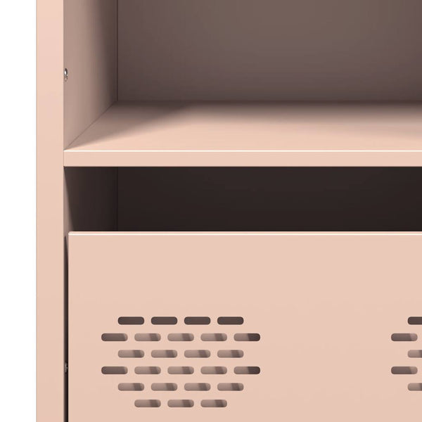 Highboard Rosa Stahl 68x39x103,5 cm