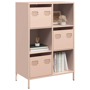 Highboard Rosa Stahl 68x39x103,5 cm