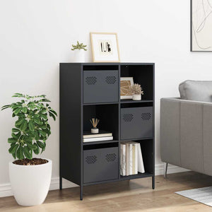 vidaXL Meuble haut anthracite 68x39x103,5 cm acier