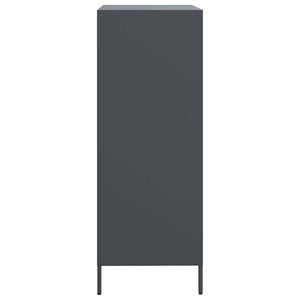 vidaXL Meuble haut anthracite 68x39x103,5 cm acier