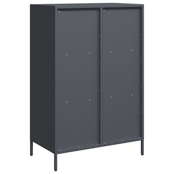 vidaXL Meuble haut anthracite 68x39x103,5 cm acier