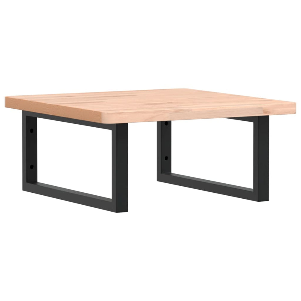 Waschbeckenregal Buche Massivholz Wandmontage
