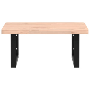 Waschbeckenregal Buche Massivholz Wandmontage