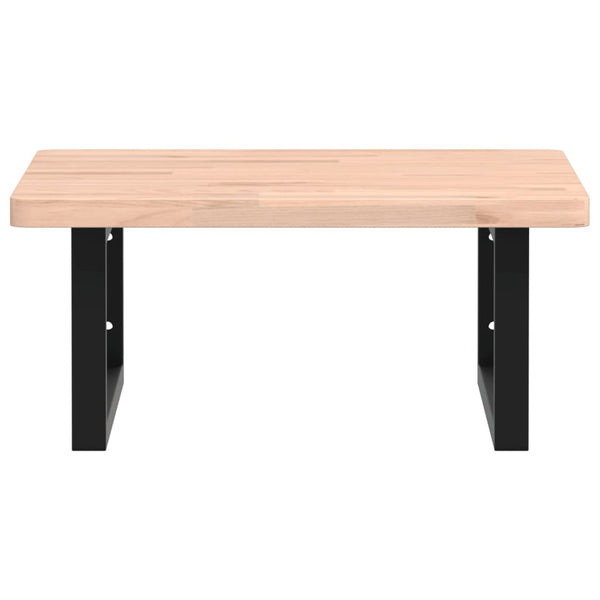 Waschbeckenregal Buche Massivholz Wandmontage