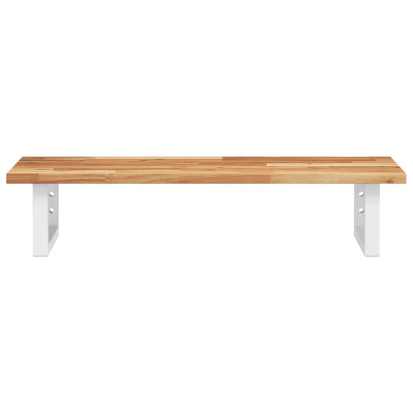 Waschbeckenregal Wandmontage Akazienholz Stahl