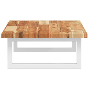 Waschbeckenregal Wandmontage Akazienholz Stahl