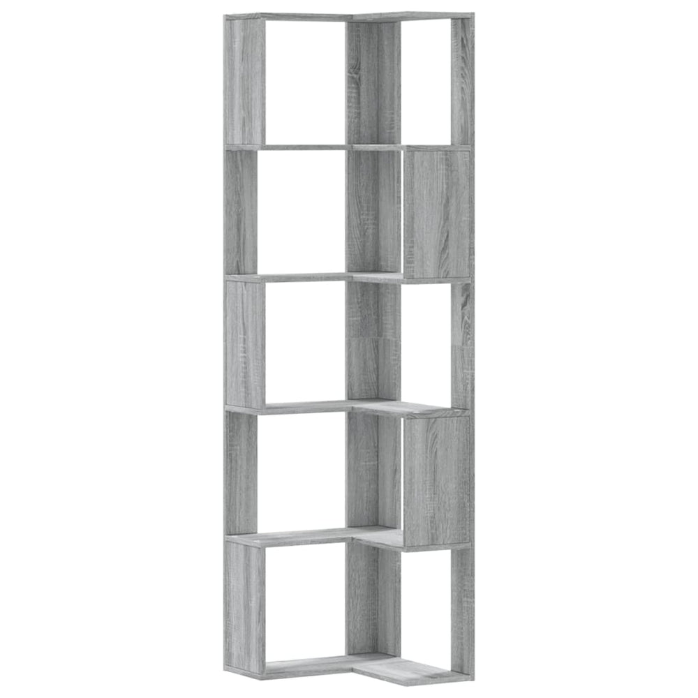 Bücherregal Grau Sonoma 50x50x179 cm