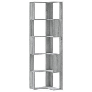 Bücherregal Grau Sonoma 50x50x179 cm