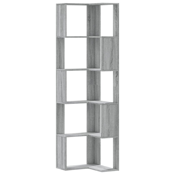 Bücherregal Grau Sonoma 50x50x179 cm