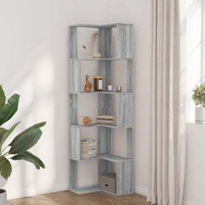 Bücherregal Grau Sonoma 50x50x179 cm