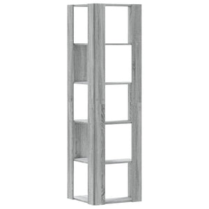 Bücherregal Grau Sonoma 50x50x179 cm