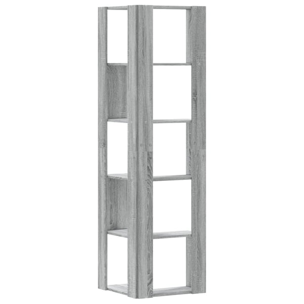 Bücherregal Grau Sonoma 50x50x179 cm