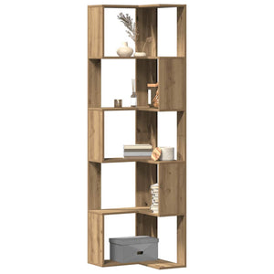 Eck Bücherregal Artisan Eiche 50x50x179cm