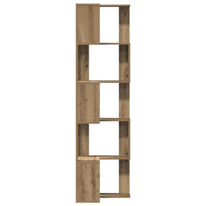 Eck Bücherregal Artisan Eiche 50x50x179cm