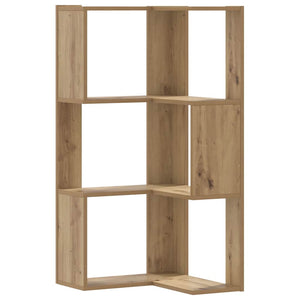 Eck-Bücherregal, 3 Böden, Artisan Eiche