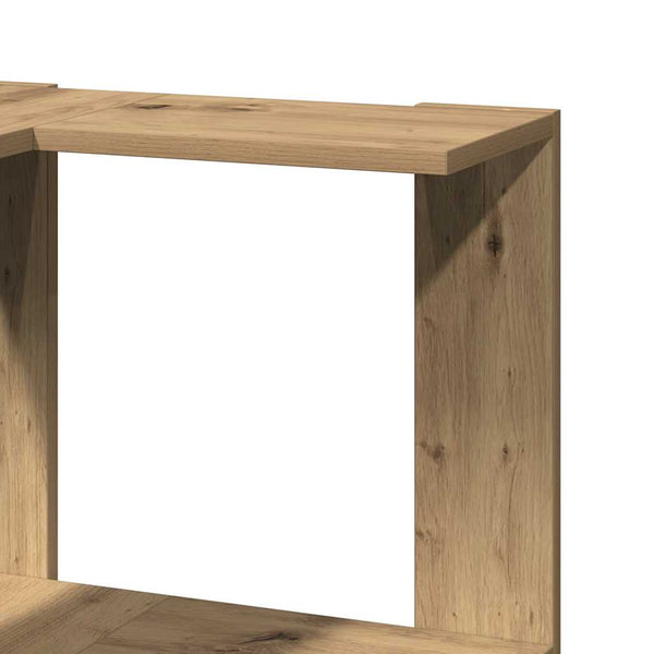 Eck-Bücherregal, 3 Böden, Artisan Eiche