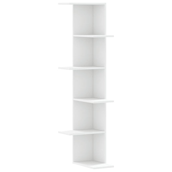 Eckregal Wandregal Weiß 140cm