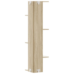Sonoma Eiche Wand-Eckregal, 140 cm