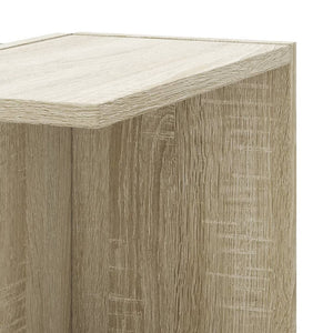 Sonoma Eiche Wand-Eckregal, 140 cm