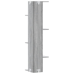 Eck-Wandregal Grau Sonoma 140cm
