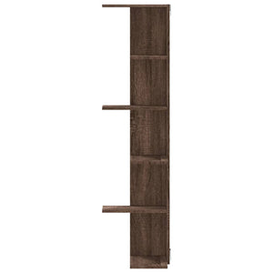 Eckregal Wandregal Braun Eiche 140cm