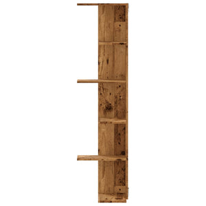 Wand-Eckregal Altholz-Optik, 140cm