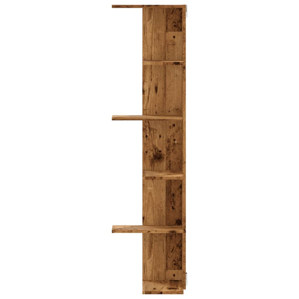 Wand-Eckregal Altholz-Optik, 140cm