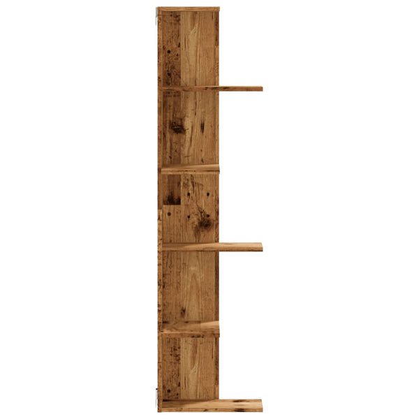 Wand-Eckregal Altholz-Optik, 140cm