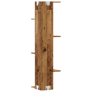 Wand-Eckregal Altholz-Optik, 140cm