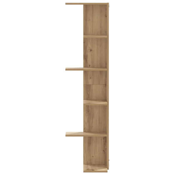 Eck-Wandregal Artisan Eiche 140cm