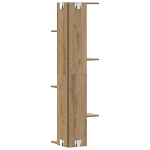 Eck-Wandregal Artisan Eiche 140cm