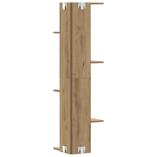 Eck-Wandregal Artisan Eiche 140cm