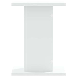 Lautsprecherständer Weiß, 2er Set