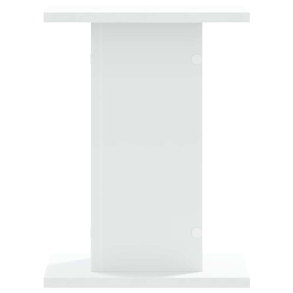 Lautsprecherständer Weiß, 2er Set