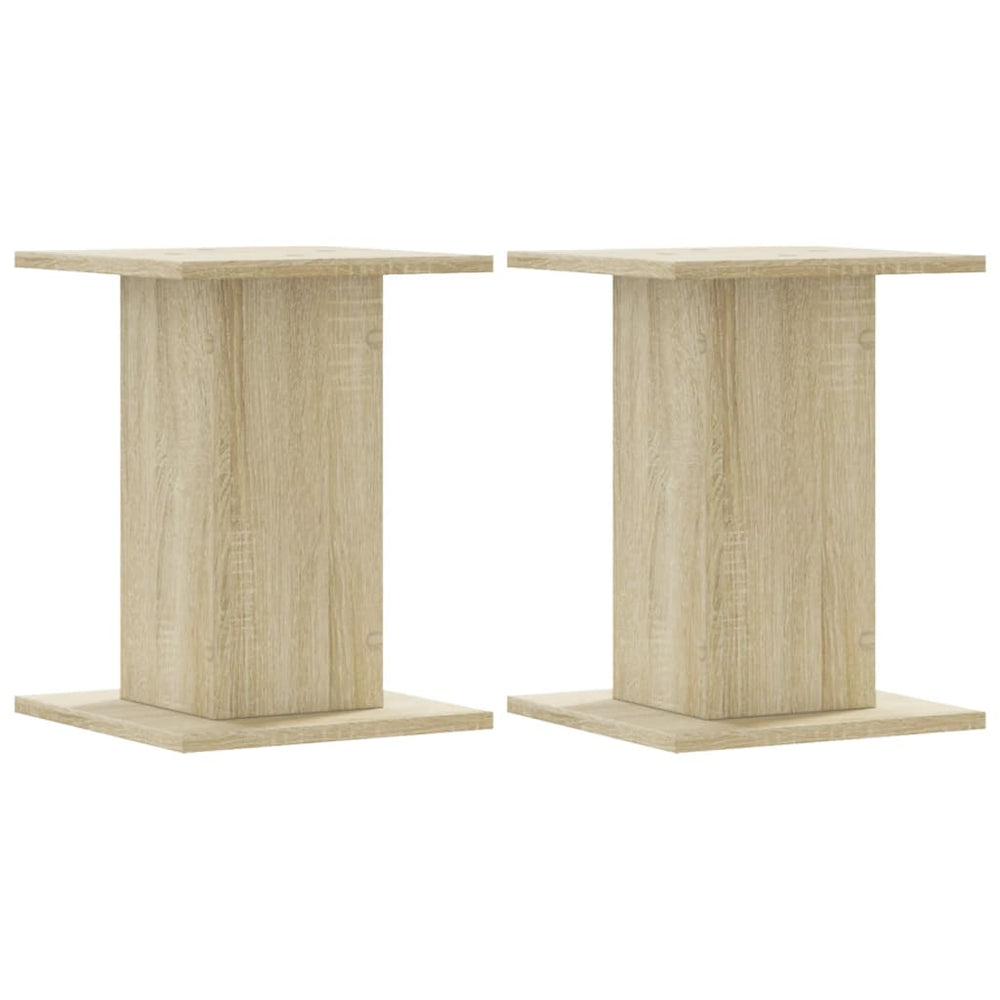 Lautsprecherständer Sonoma Eiche, 2er Set