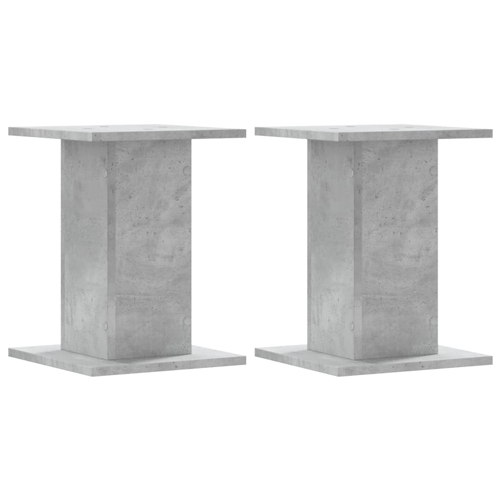 Lautsprecherständer Betongrau, 2er-Set