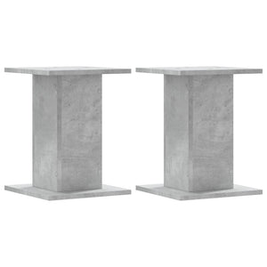 Lautsprecherständer Betongrau, 2er-Set