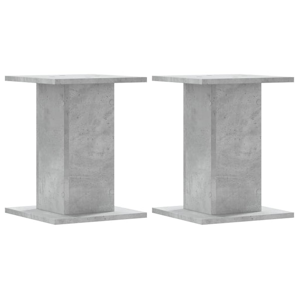 Lautsprecherständer Betongrau, 2er-Set