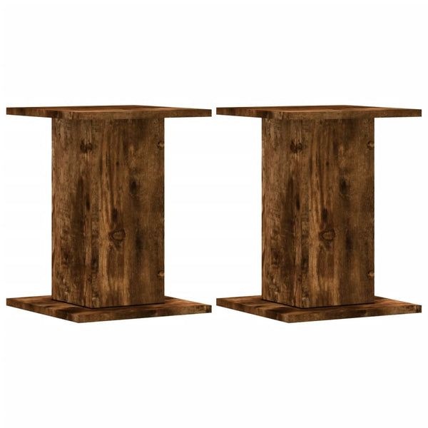 Lautsprecherständer 2er Set Räuchereiche 40cm