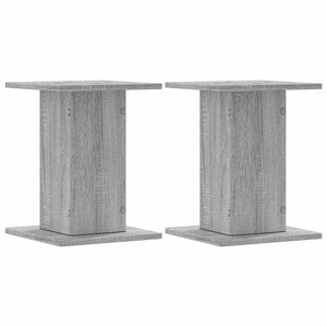 Lautsprecherständer Grau Sonoma 2er Set