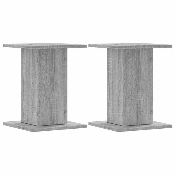 Lautsprecherständer Grau Sonoma 2er Set