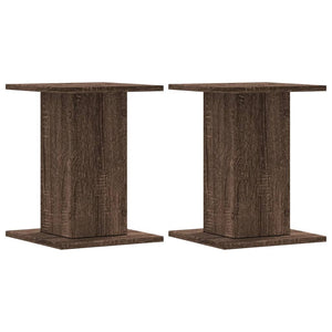 Lautsprecherständer Braun Eichenoptik (2er Set)