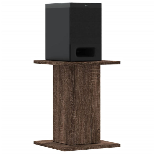 Lautsprecherständer Braun Eichenoptik (2er Set)