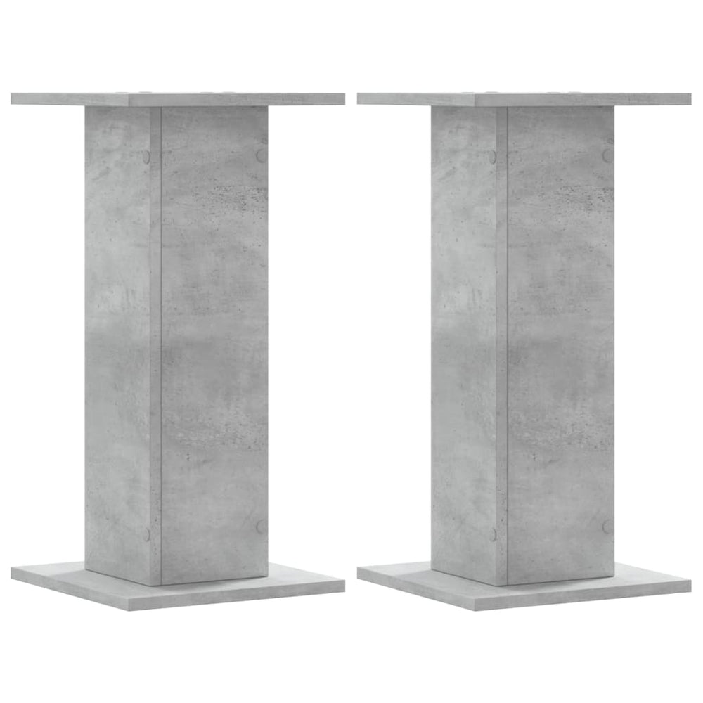 Lautsprecherständer Betongrau, 2er-Set
