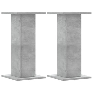 Lautsprecherständer Betongrau, 2er-Set