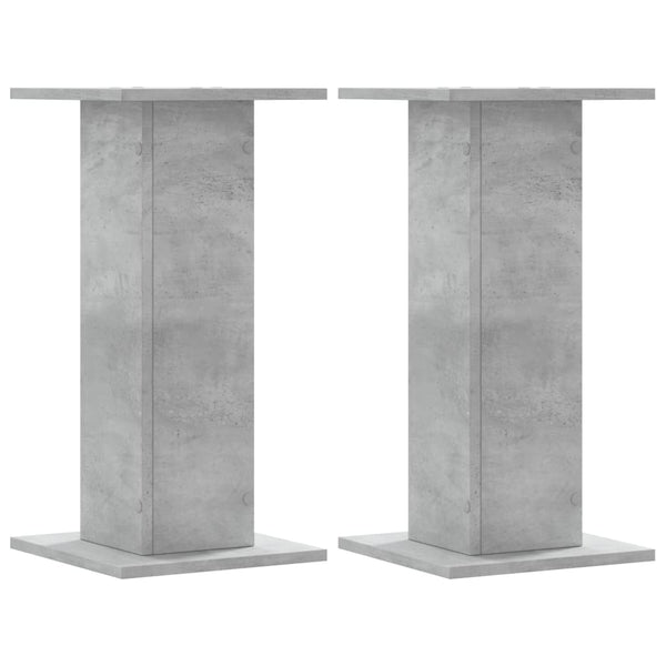 Lautsprecherständer Betongrau, 2er-Set