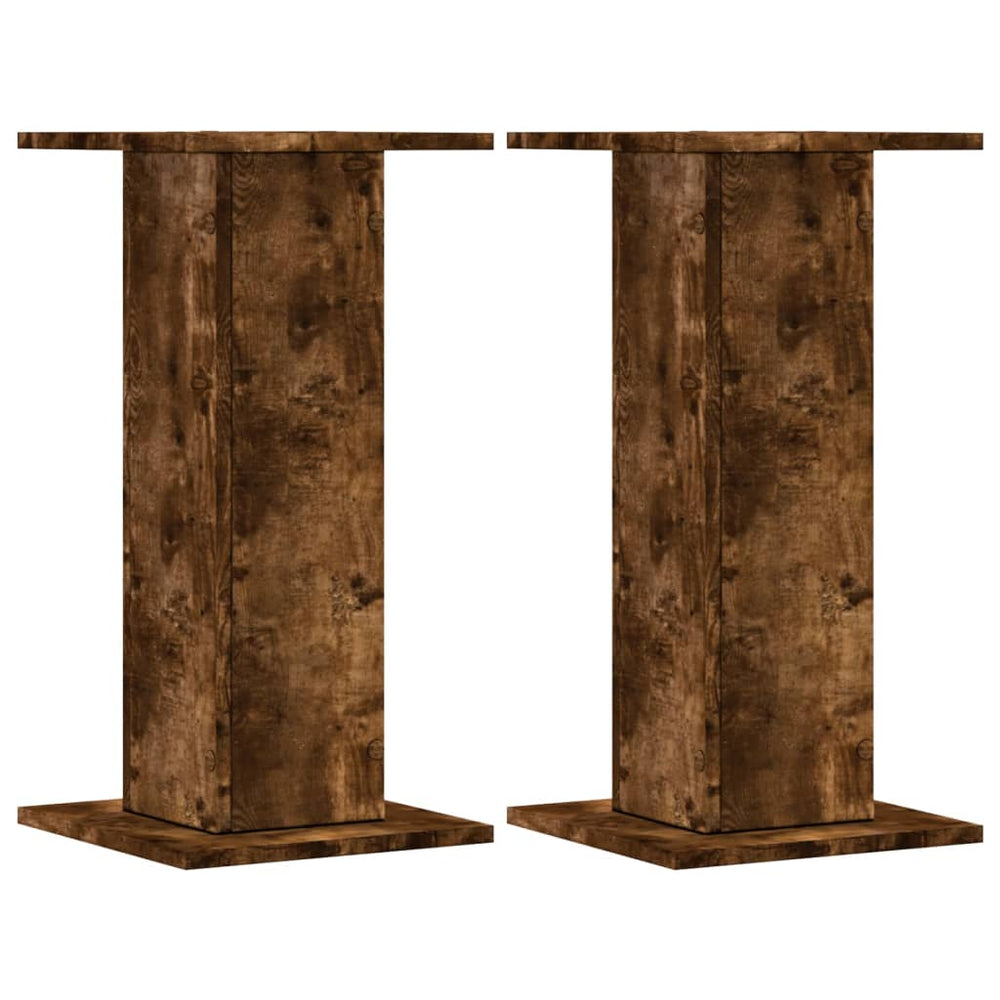 Lautsprecherständer 2er Set Räuchereiche 60cm