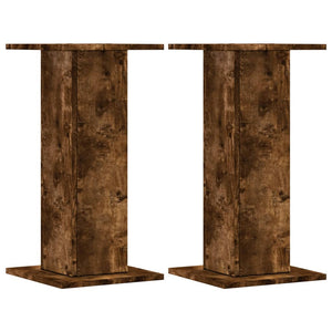 Lautsprecherständer 2er Set Räuchereiche 60cm