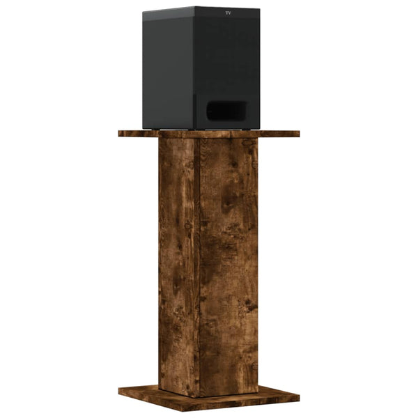 Lautsprecherständer 2er Set Räuchereiche 60cm